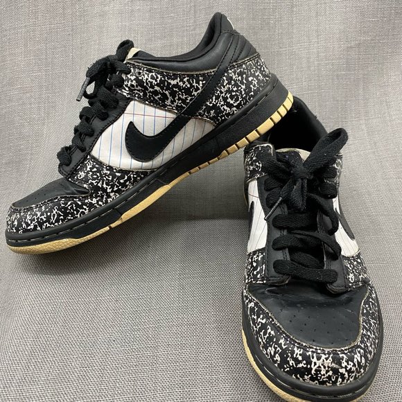 Nike Other - Kids Nike Nikebook Dunk Low Black and White Size 6Y